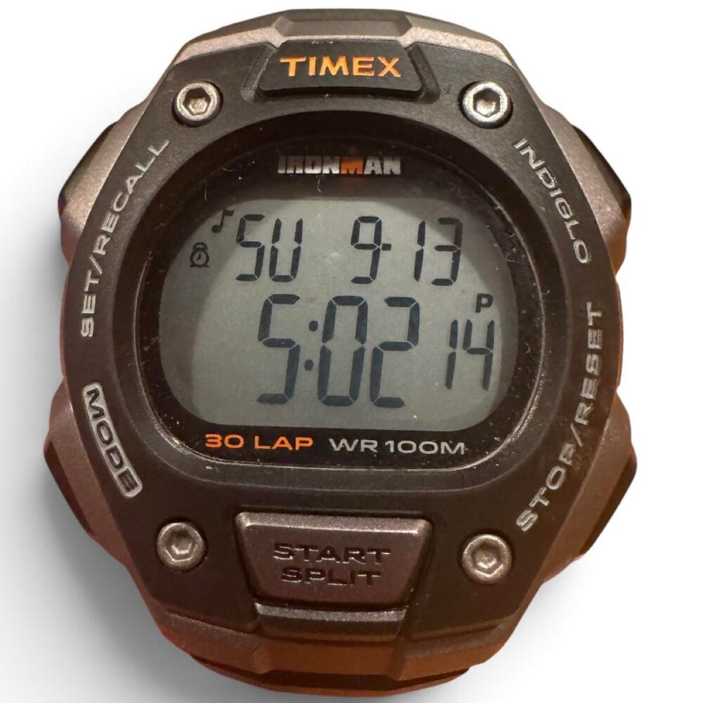 Timex Ironman 30 Lap Digital Sports Watch T5K821 Black WR 100M Working